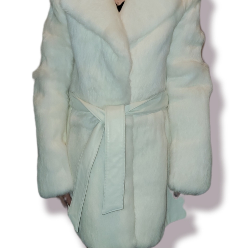 Bebe Rabbit Fur Coat - Picture 5 of 7